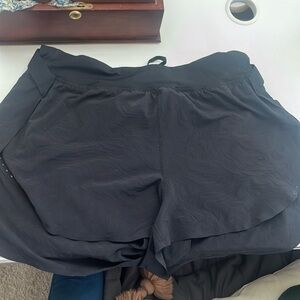 Black Lulu Lemon Running Shorts